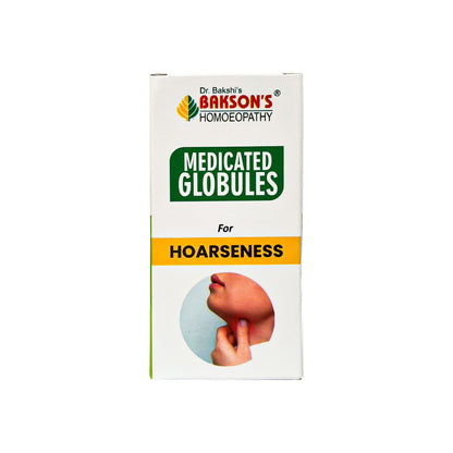 MEDICATED GLOBULES FOR HOARSENESS - 20 GM