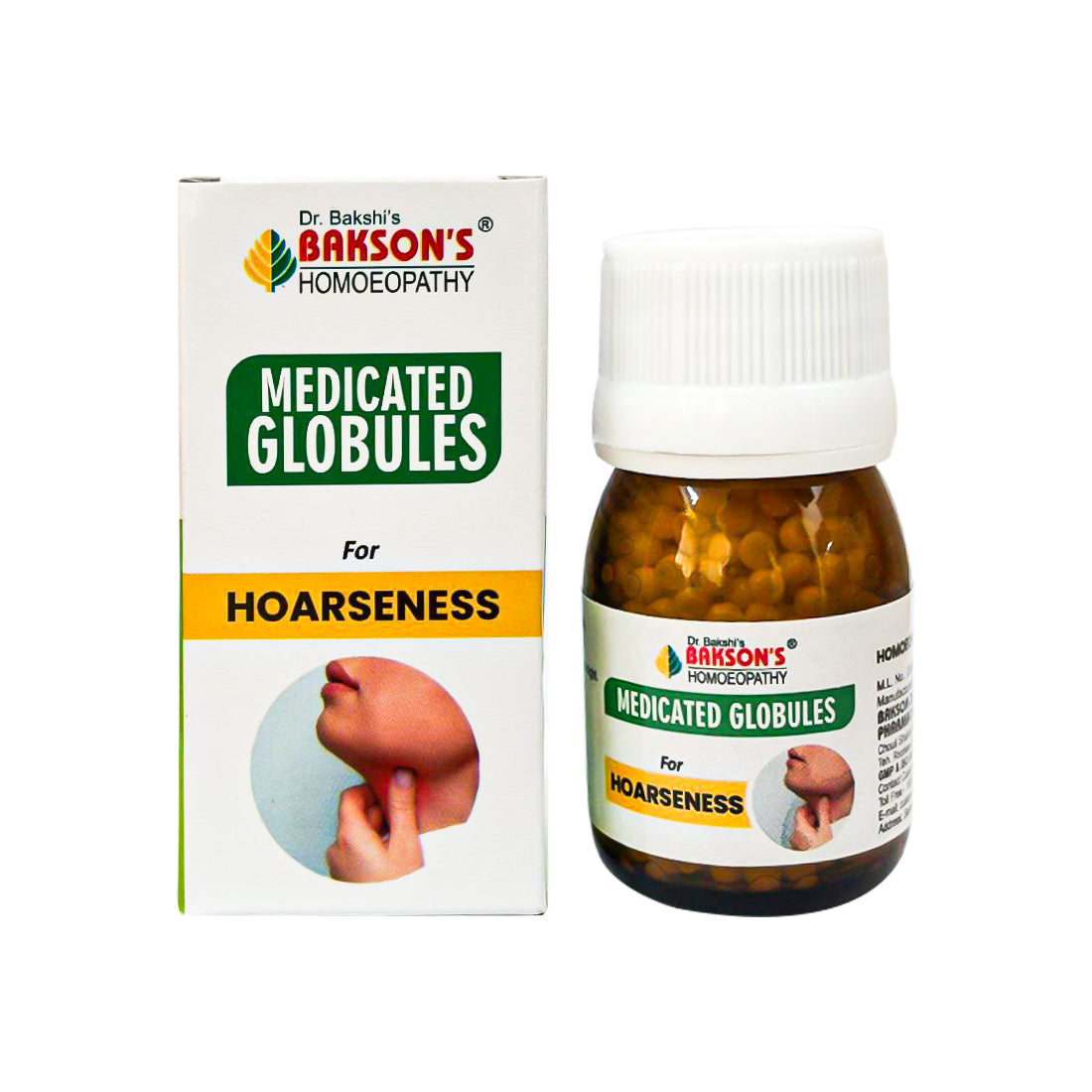 MEDICATED GLOBULES FOR HOARSENESS - 20 GM