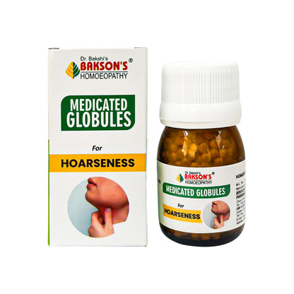 MEDICATED GLOBULES FOR HOARSENESS - 20 GM