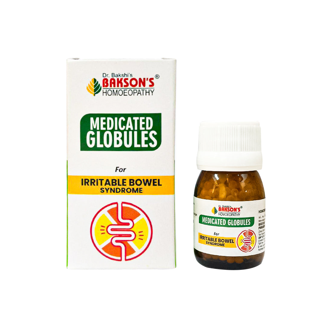 MEDICATED GLOBULES FOR IRRITABLE BOWEL SYNDROME (IBS) - 20 GM