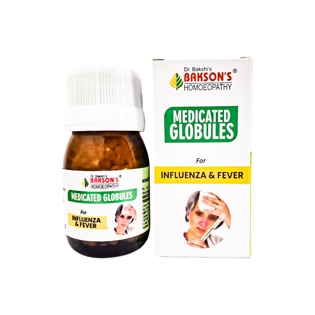 MEDICATED GLOBULES FOR INFLUENZA & FEVER - 20 GM