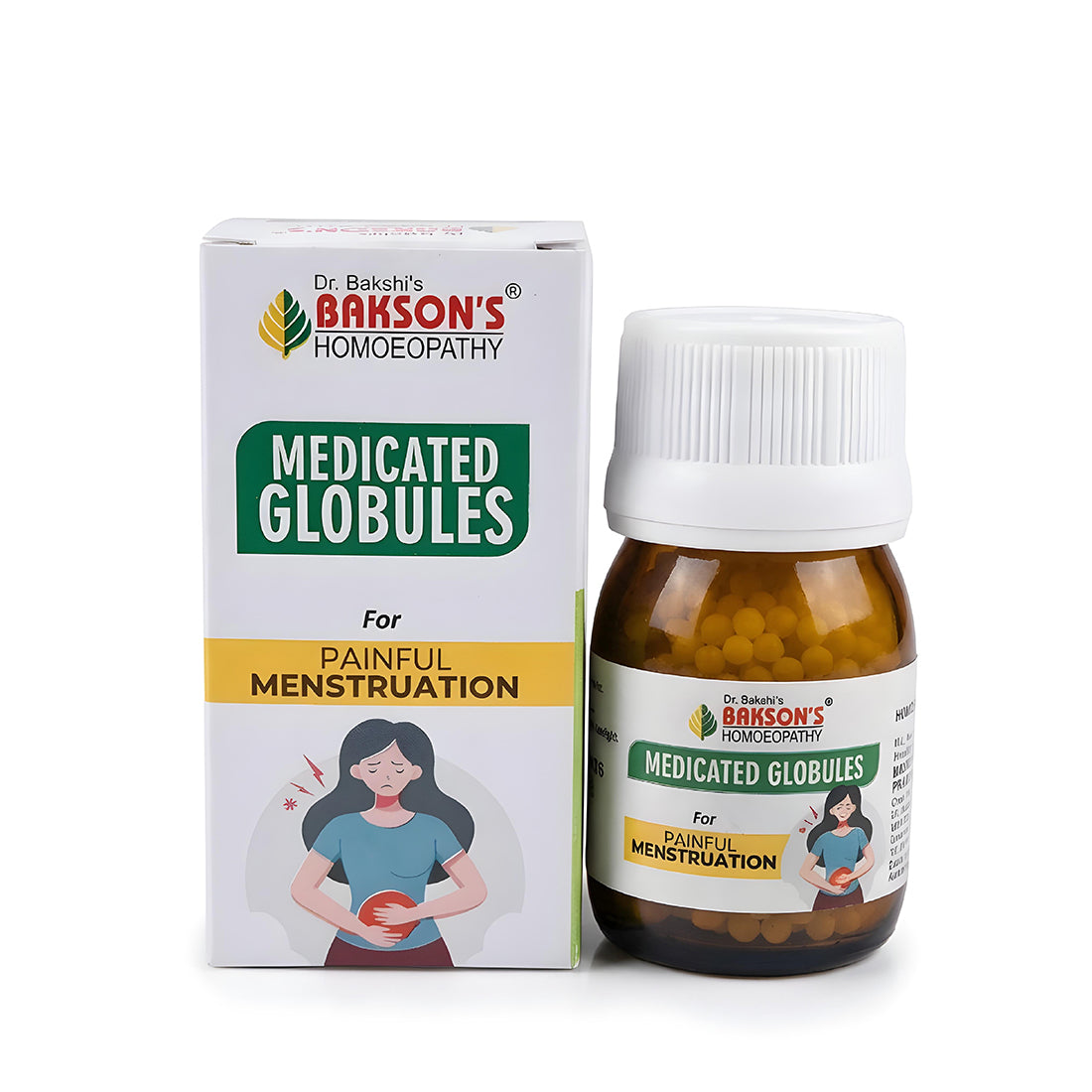 MEDICATED GLOBULES FOR PAINFUL MENSTRUATION - 20 GM