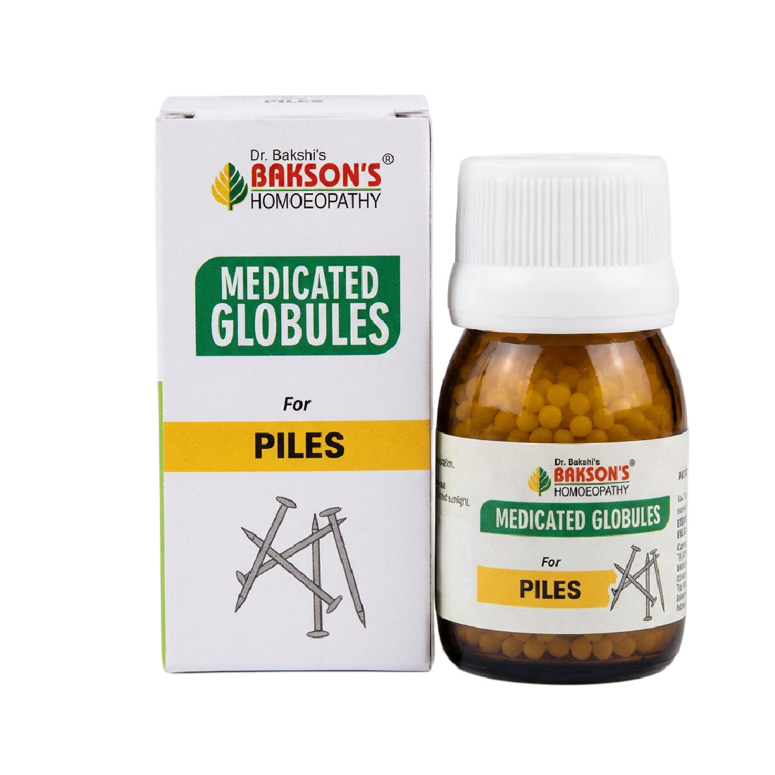 MEDICATED GLOBULES FOR PILES - 20 GM