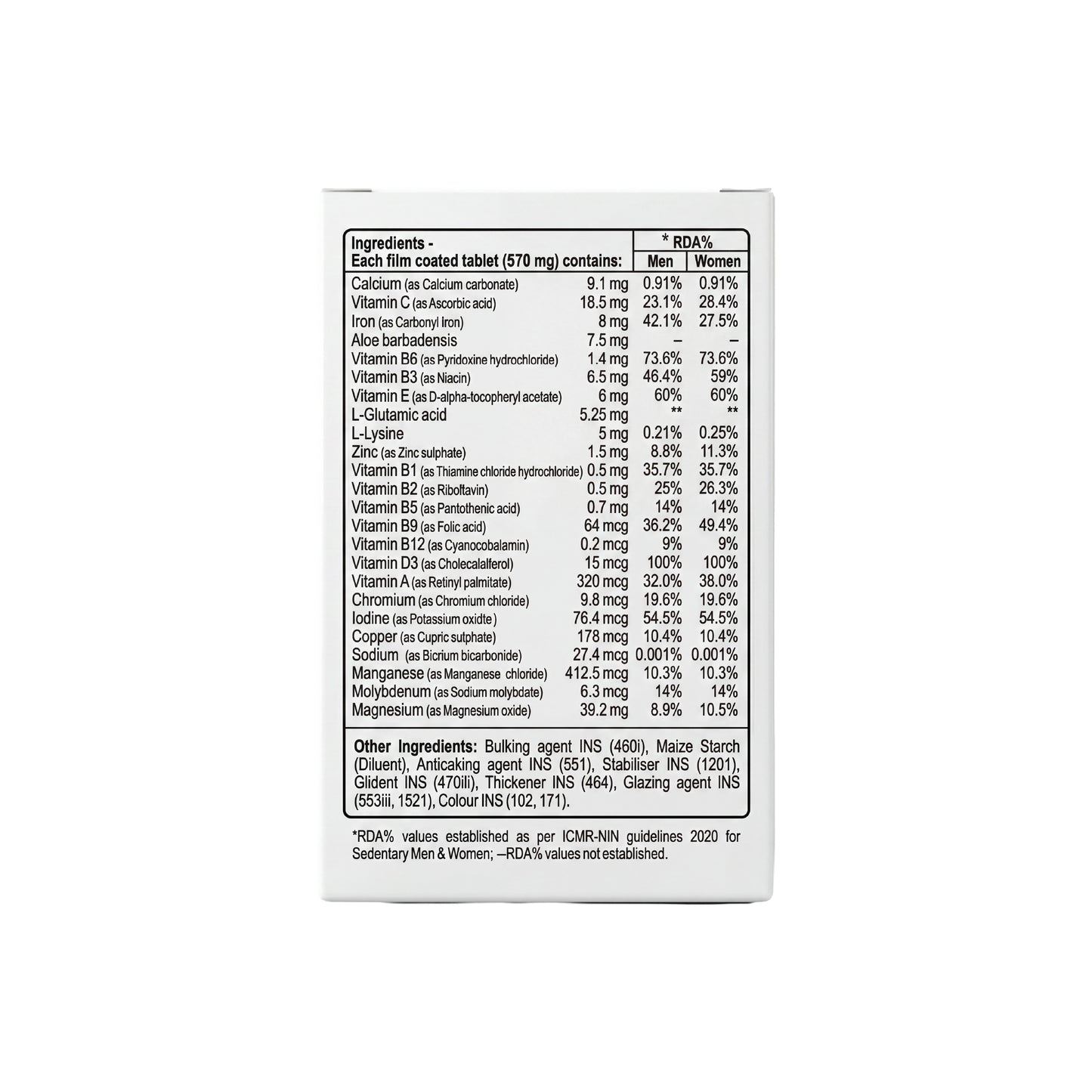 VITAMIN D PLUS TABLETS (VEG)
