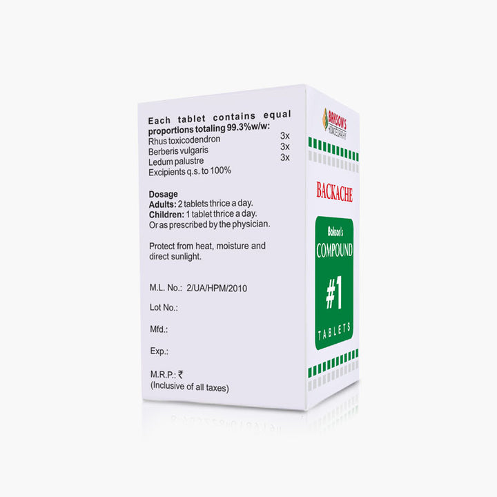 Compound Tablet Range – Buy Bakson