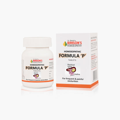 HOMOEOPATHIC FORMULA 'P' TABLETS-75TABS