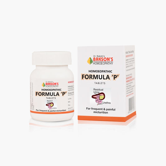 HOMOEOPATHIC FORMULA 'P' TABLETS-75TABS
