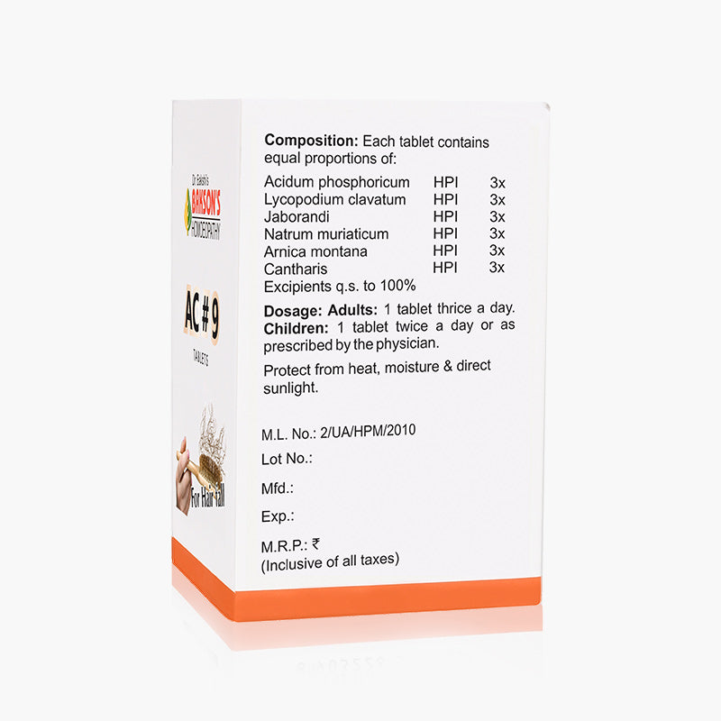 AC#9 TABLETS -40TABS (M)