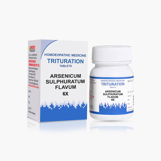 ARSENICUM SULPHURATUM FLAVUM-6X-100TAB