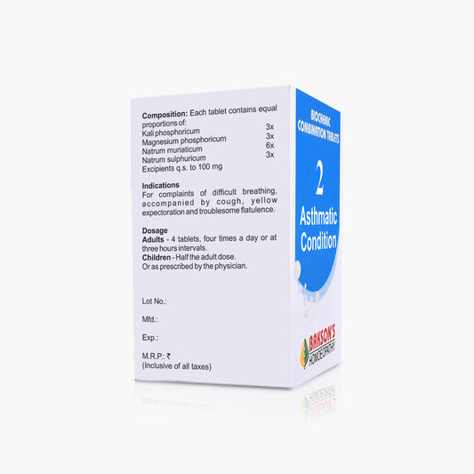 BCT # 2 (ASTHAMATIC CONDITION)-250TAB