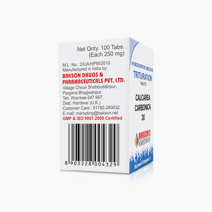 CALCAREA CARBONICA-3X-100TAB