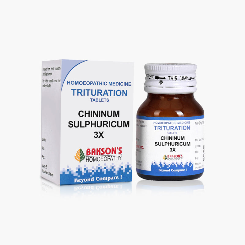 CHININUM SULPHURICUM-3X-100TAB