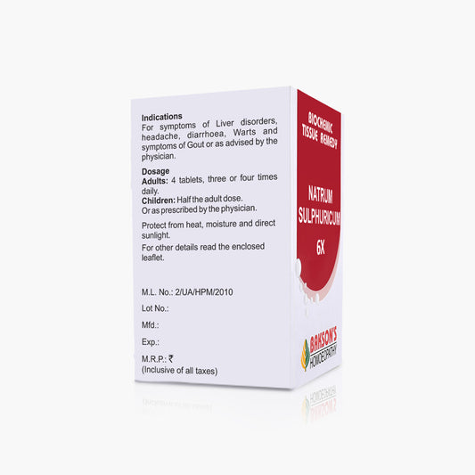 NATRUM SULPHURICUM-6X-250TAB