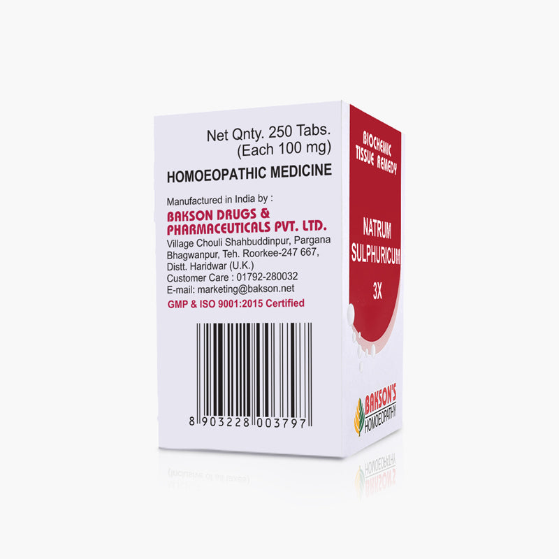 NATRUM SULPHURICUM-3X-250TAB
