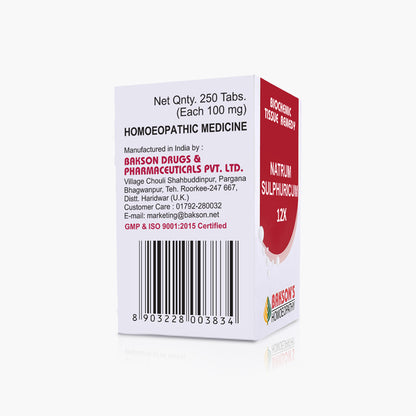 NATRUM SULPHURICUM-12X-250TAB