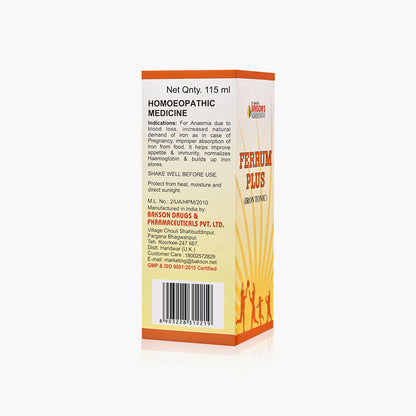 FERRUM PLUS SYRUPS (IRON TONIC)