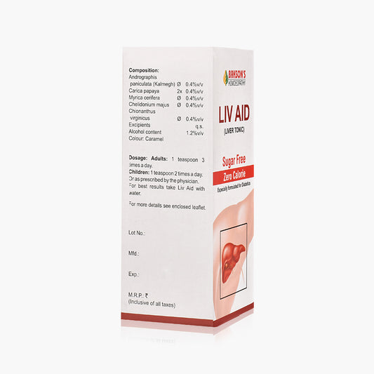 LIV AID SYRUP (SUGAR FREE)-450ML