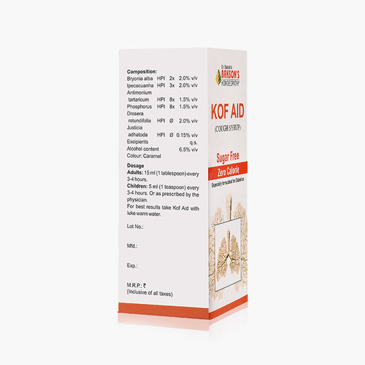 KOF AID SYRUP (SUGAR FREE)-450ML