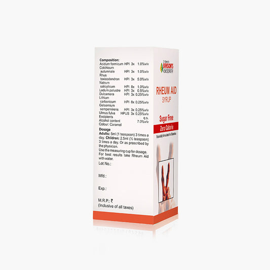 RHEUM AID SYRUP (SUGAR FREE)- 115ML