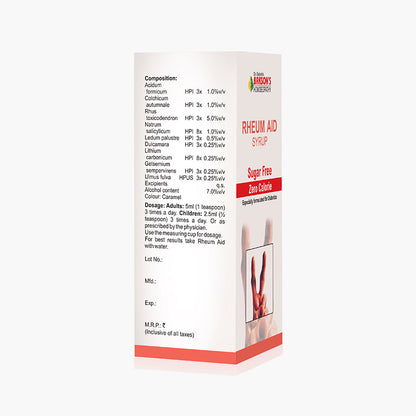 RHEUM AID SYRUP (SUGAR FREE)- 450ML