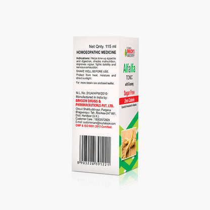 ALFALFA TONIC WITH GINSENG ( SUGAR FREE)