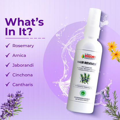Bakson Hair Reviver | Hair Care & Regrowth Treatment 100ml