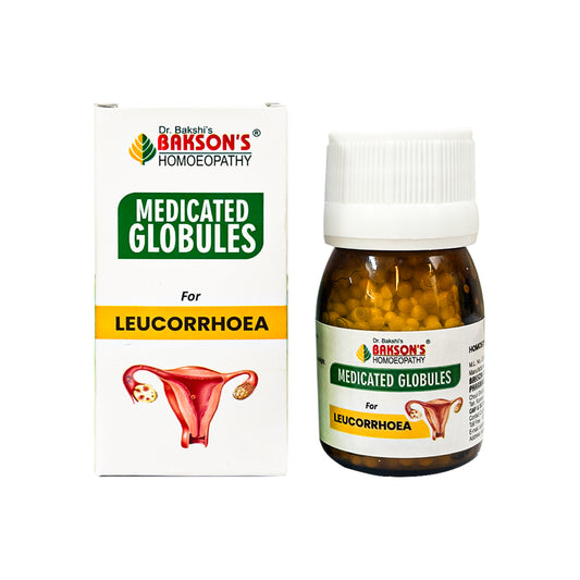 MEDICATED GLOBULES FOR LEUCORRHOEA - 20 GM