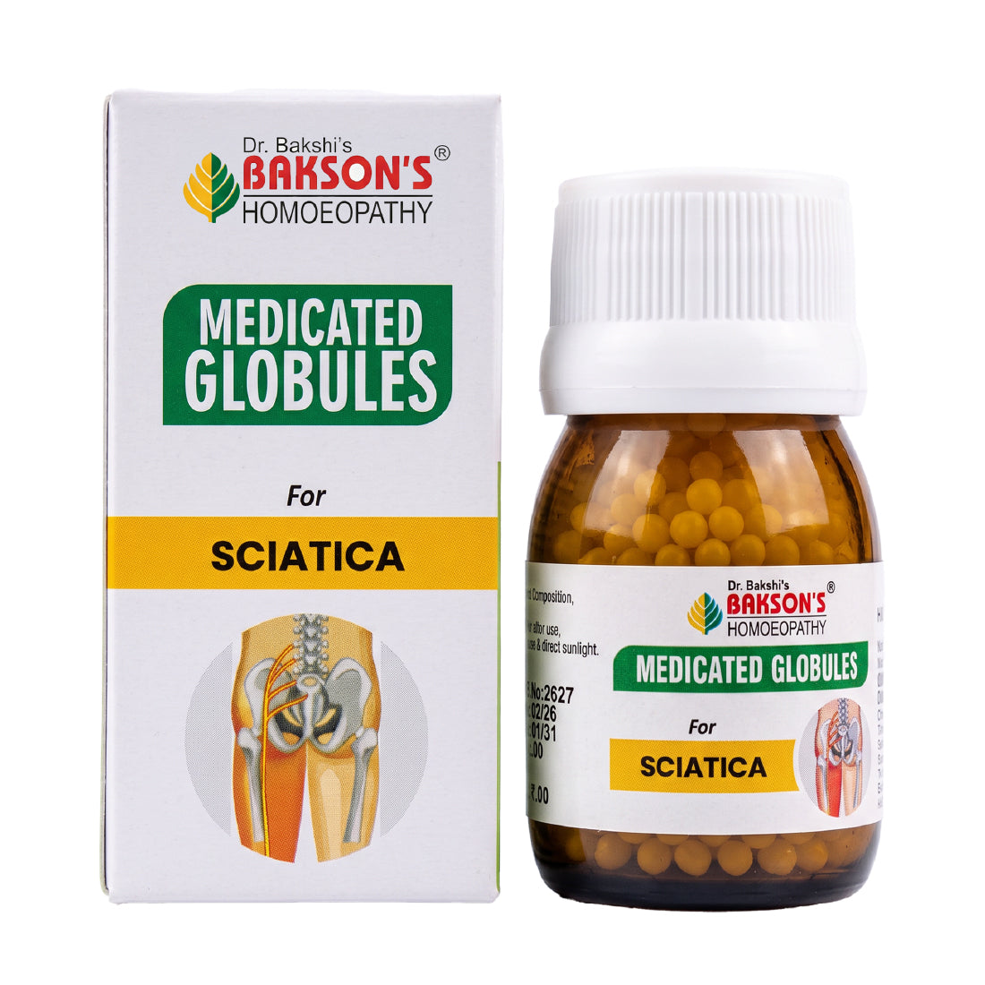 MEDICATED GLOBULES FOR SCIATICA - 20 GM